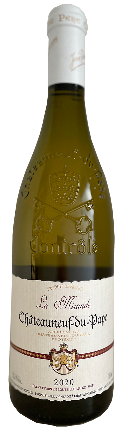 2020 Chateauneuf-du-Pape La Mirande White, Jean Pierre Boisson